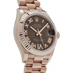 Rolex Datejust 278275 Rose Gold Diamond Chocolate Dial President - 图片 3