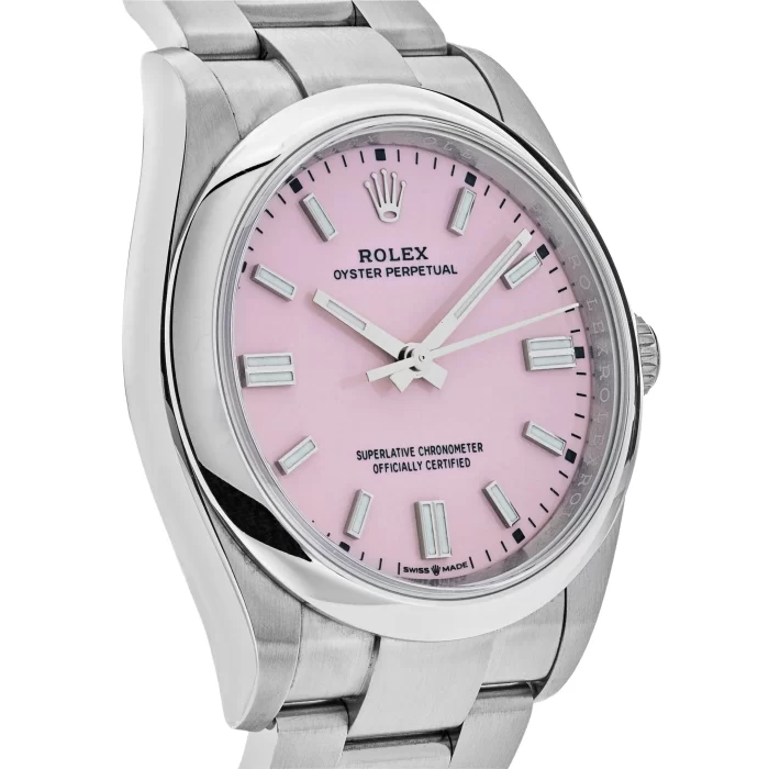 Rolex Oyster Perpetual 126000 Stainless Steel Candy Pink Dial - 图片 2