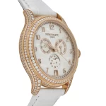 Patek Philippe Complications 4948R-001 Annual Calendar Moon Phases Rose Gold Mother-of-Pearl Dial Diamond Bezel - 图片 4