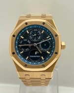 Audemars Piguet Royal Oak Perpetual Calendar 26574OR.OO.1220OR.02 Rose Gold Blue Dial - 图片 4