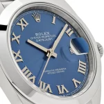 Rolex Datejust 126300 Stainless Steel Blue Roman Dial Jubilee - 图片 4