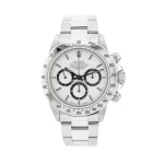 Rolex Daytona 16520 Zenith Movement Stainless Steel White Dial