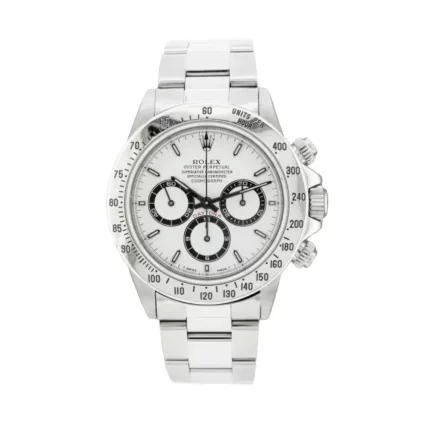 Rolex Daytona 16520 Zenith Movement Stainless Steel White Dial