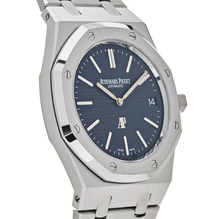 Audemars Piguet Royal Oak 16202ST.OO.1240ST.01 'Jumbo' Extra-Thin 50th Anniversary Stainless Steel Blue Dial - 图片 4