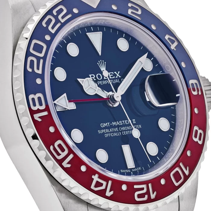 Rolex GMT-Master II 116719BLRO Pepsi White Gold Blue Dial Oyster - 图片 3