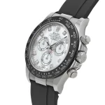 Rolex Cosmograph Daytona 116519LN-0026 White Mother of Pearl Dial Diamond Dial Oysterflex Strap - 图片 4