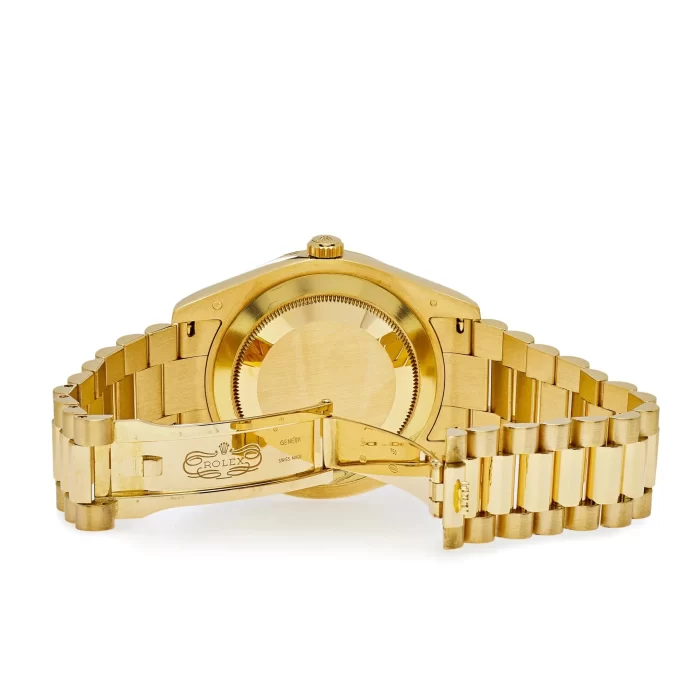 Rolex Day-Date 218238 Yellow Gold Champagne Diamond Dial - 图片 5