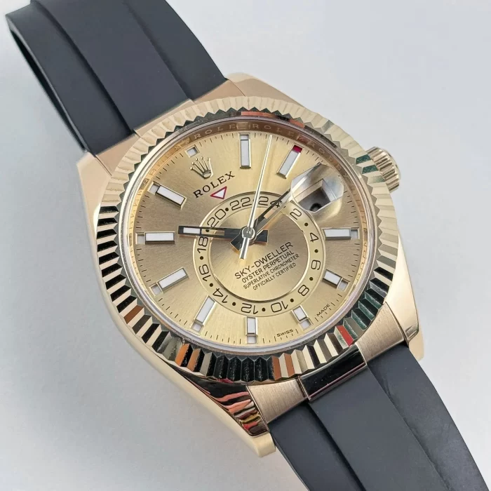 Rolex Sky-Dweller 326238 Yellow Gold Champagne Dial - 图片 3
