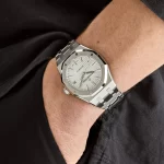 Audemars Piguet Royal Oak 15450ST.OO.1256ST.01.A Selfwinding Stainless Steel White Dial - 图片 7