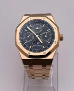 Audemars Piguet Royal Oak Perpetual Calendar 26574OR.OO.1220OR.02 Rose Gold Blue Dial - 图片 3
