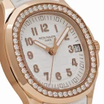 Patek Philippe Aquanaut Luce 5268/200R-001 Rose Gold Diamond Bezel White Dial - 图片 3