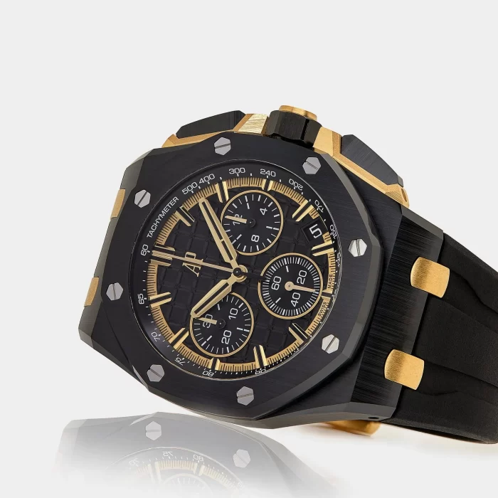 Audemars Piguet Royal Oak Offshore 26420CE.OO.A127CR.01 Chronograph Black Ceramic Yellow Gold Black Dial - 图片 5