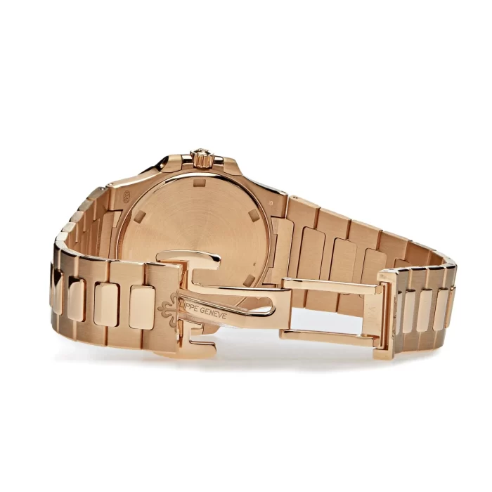 Patek Philippe Nautilus 7010/1R-012 Quartz Rose Gold Diamond Bezel - 图片 3
