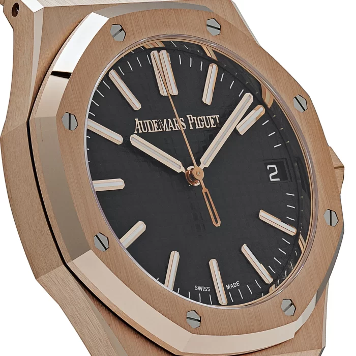 Audemars Piguet Royal Oak Selfwinding 15510OR.OO.1320OR.02 Rose Gold 50th Anniversary Black Dial (2024) - 图片 4