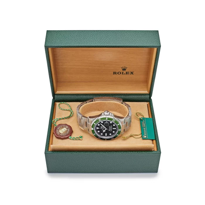 Rolex Submariner Date 16610LV 'Kermit' Bezel Flat 4 Stainless Steel Black Dial Oyster - 图片 7