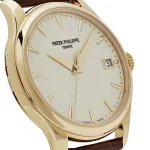 Patek Philippe Calatrava 5227J-001 Yellow Gold Lacquered Ivory Dial - 图片 3