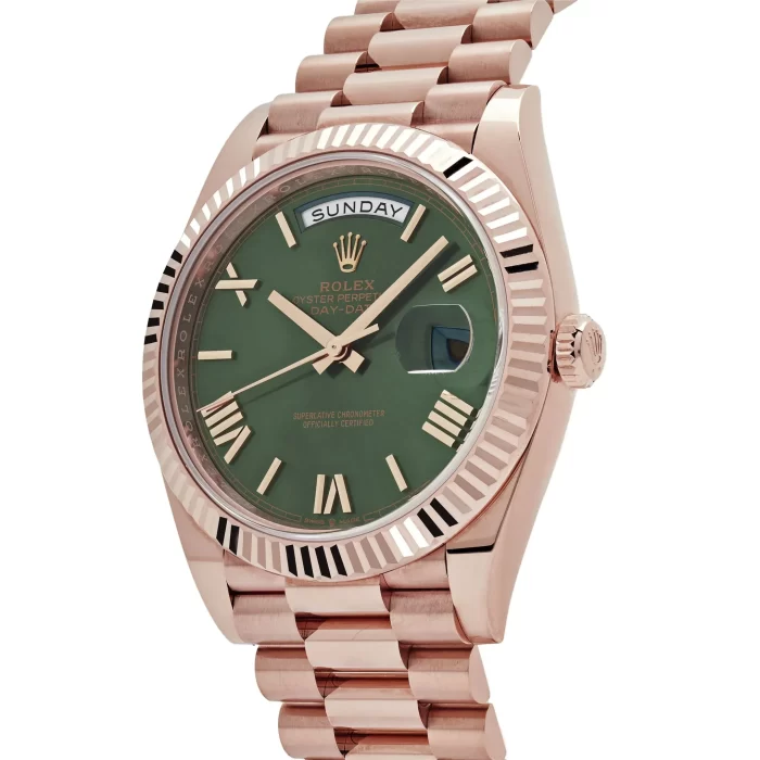 Rolex Day-Date 228235 Rose Gold Olive Green Dial (2023) - 图片 3