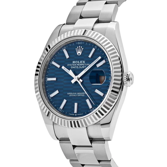 Rolex Datejust 126334 Stainless Steel Fluted Motif Blue Dial Oyster - 图片 3