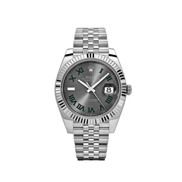 Rolex Datejust 126334 'Wimbledon' Stainless Steel Slate Dial Jubilee - 图片 1