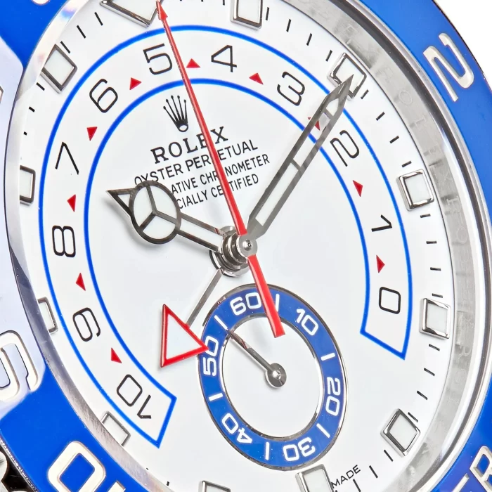 Rolex Yacht-Master II Stainless Steel Mercedes Hand White Dial 116680 - 图片 4