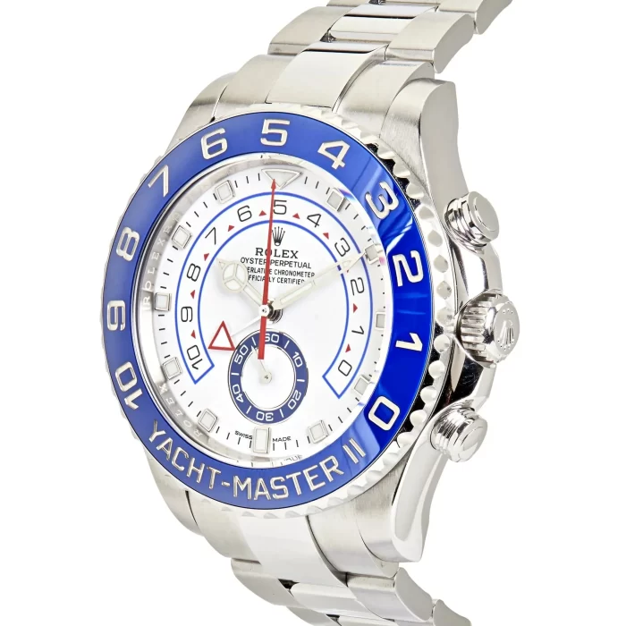 Rolex Yacht-Master II Stainless Steel Mercedes Hand White Dial 116680 - 图片 2