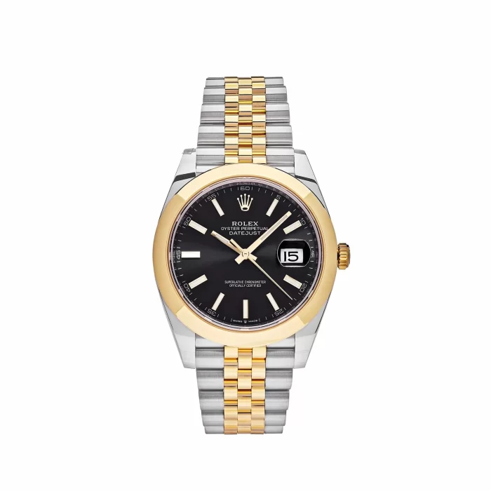 Rolex Datejust 126303 Stainless Steel Yellow Gold Black Dial Jubilee - 图片 1