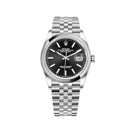 Rolex Datejust 126200 Stainless Steel Black Dial Jubilee