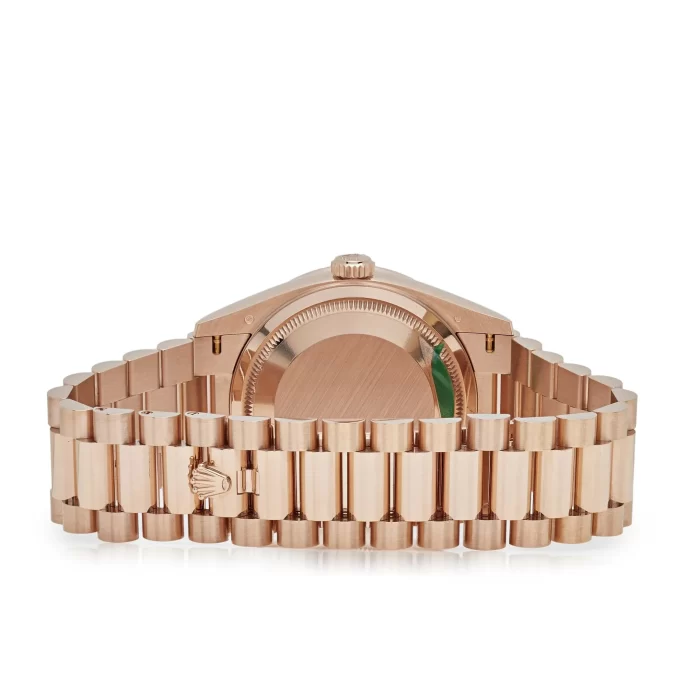 Rolex Day-Date 128345RBR Rose Gold Rainbow Diamond Pave Dial - 图片 4