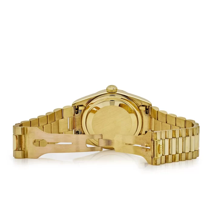 Rolex Day-Date 18238 Presidential Yellow Gold Champagne Diamond Dial - 图片 5