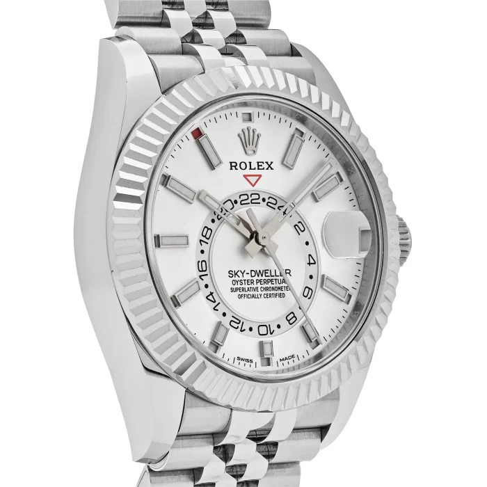 Rolex Sky-Dweller 326934 Stainless Steel White Dial Jubilee - 图片 3
