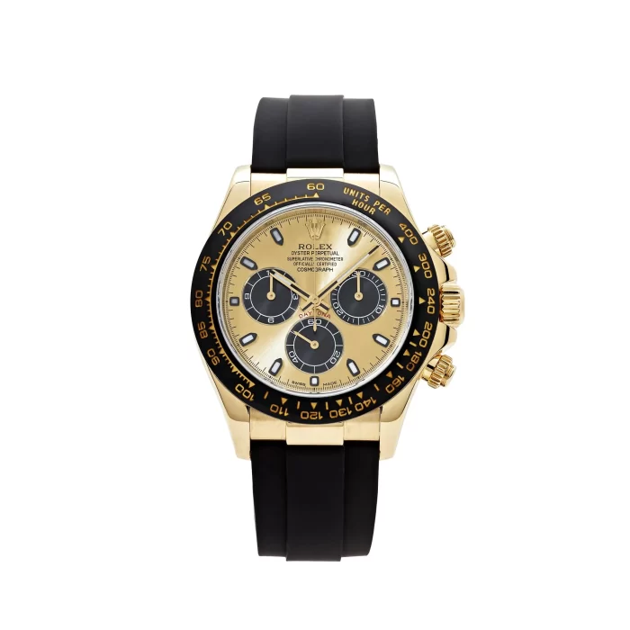 Rolex Cosmograph Daytona 116518LN-0040 Yellow Gold Champagne Black Dial - 图片 1