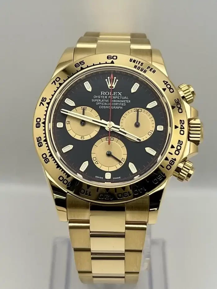 Rolex Daytona 116508 'Paul Newman' Yellow Gold Black Dial - 图片 5