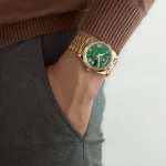 Rolex Day-Date 228238 Yellow Gold Green Roman Numerals Dial - 图片 2