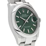 Rolex Datejust 126200 Stainless Steel Green Dial Oyster - 图片 4