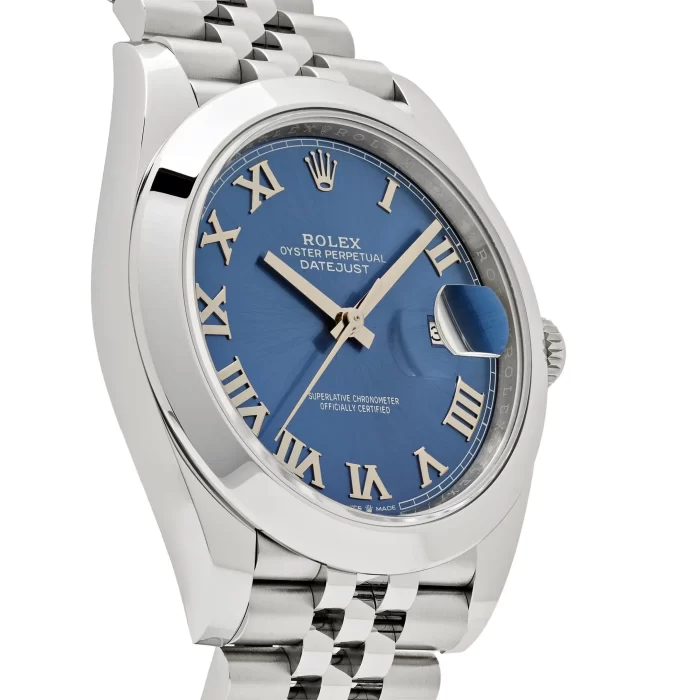 Rolex Datejust 126300 Stainless Steel Blue Roman Dial Jubilee - 图片 5