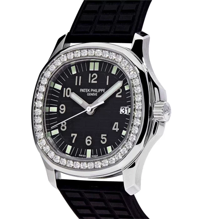 Patek Philippe Aquanaut 5067A-001 'Ladies' Stainless Steel Black Dial Diamond Bezel - 图片 2