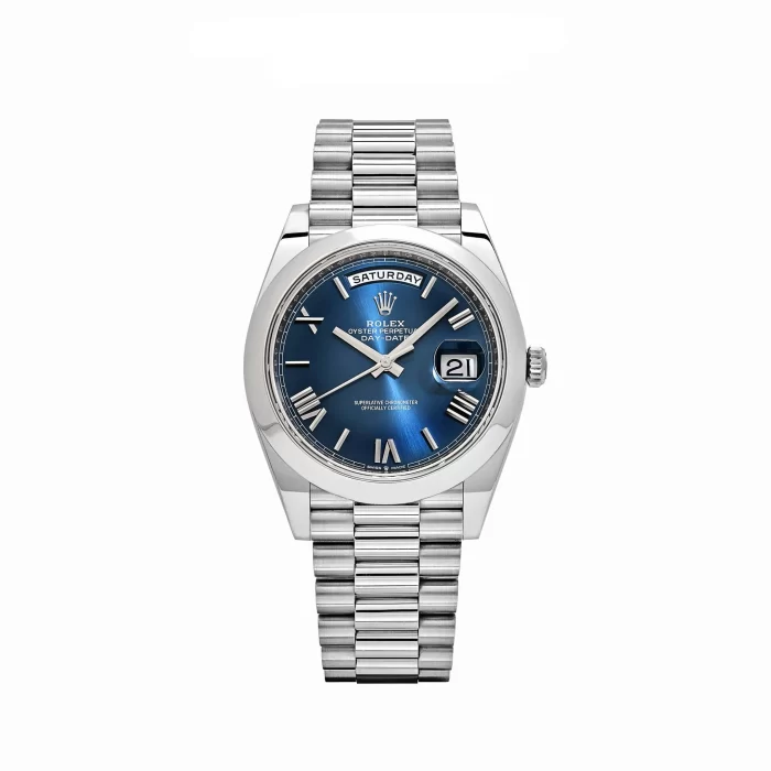 Rolex Day-Date 228206 Platinum Blue Dial - 图片 1