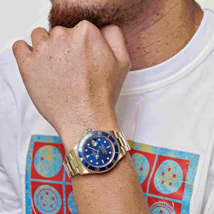 Rolex Submariner Date 116618LB-0003 Yellow Gold Blue Dial - 图片 2