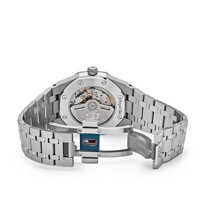 Audemars Piguet Royal Oak 77451ST.ZZ.1361ST.01 Selfwinding '50th Anniversary' Stainless Steel Light Blue Dial Diamond Bezel (2023) - 图片 6