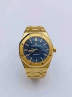 Audemars Piguet Oak Selfwinding, Blue dial, 37mm, Yellow gold, 15450BA.OO.1256BA.02 - 图片 3