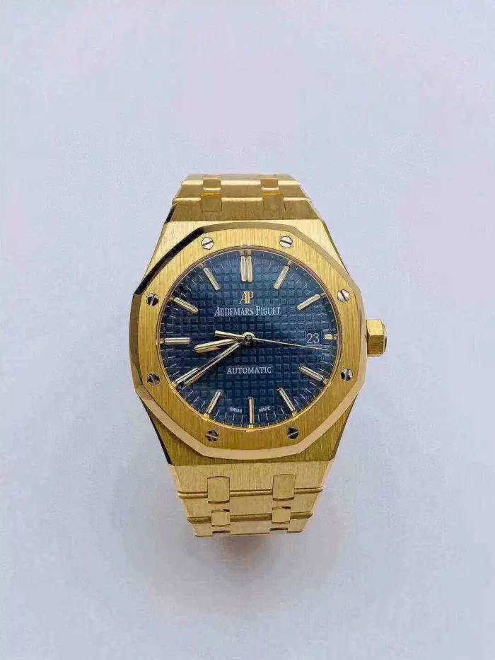 Audemars Piguet Oak Selfwinding, Blue dial, 37mm, Yellow gold, 15450BA.OO.1256BA.02 - 图片 3