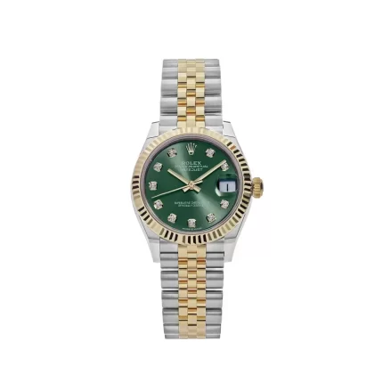 Rolex Datejust 278273-0030 Yellow Gold Stainless Steel Green Dial (2023)