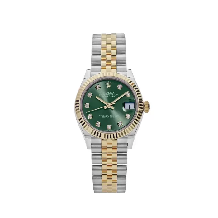 Rolex Datejust 278273-0030 Yellow Gold Stainless Steel Green Dial (2023) - 图片 1