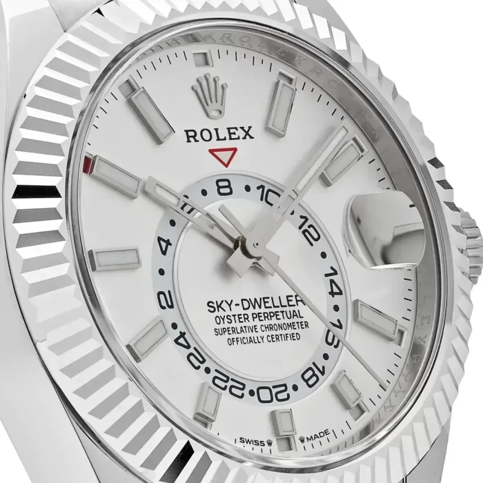 Rolex Sky-Dweller 336239-0003 White Gold White Dial Oysterflex - 图片 7