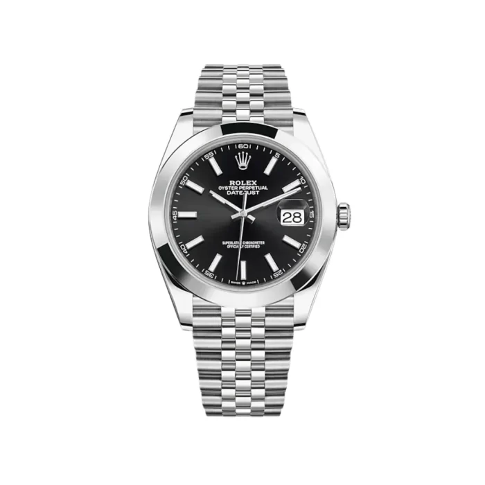 Rolex Datejust 126300 Stainless Steel Black Dial Jubilee - 图片 1