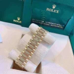 Rolex Day-Date 36 Mother of Pearl Dial Gold Diamond Bezel Watch 128348RBR-0017 128348RBR - 图片 7