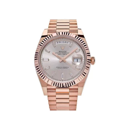 Rolex Day-Date 228235-0004 Rose Gold Sundust Diamond Dial