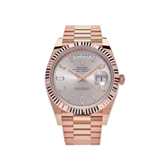 Rolex Day-Date 228235-0004 Rose Gold Sundust Diamond Dial - 图片 1