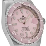 Rolex Submariner Date 116610LN Stainless Steel With Aftermarket Custom Made Pink Dial - 图片 4