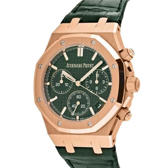 Audemars Piguet Royal Oak 26240OR.OO.D404CR.01 Chronograph '50th Anniversary' Rose Gold Green Dial - 图片 4